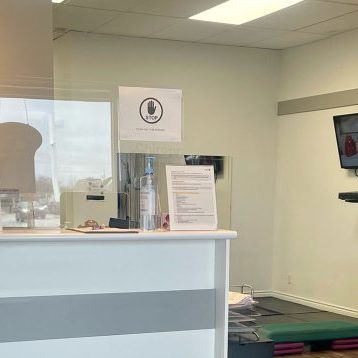 front office of amberlea physio